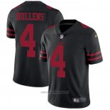 Maglia NFL Game San Francisco 49ers 4 Nick Mullens Nero