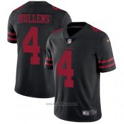 Maglia NFL Game San Francisco 49ers 4 Nick Mullens Nero