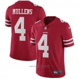 Maglia NFL Game San Francisco 49ers 4 Nick Mullens Rosso