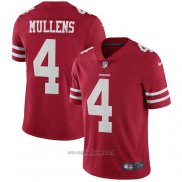 Maglia NFL Game San Francisco 49ers 4 Nick Mullens Rosso