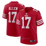 Maglia NFL Game San Francisco 49ers Brandon Allen Rosso