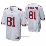 Maglia NFL Game San Francisco 49ers Jordan Matthews Bianco