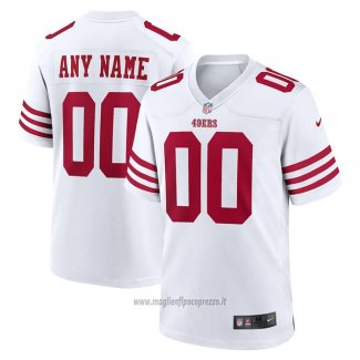 Maglia NFL Game San Francisco 49ers Personalizzate Bianco