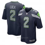Maglia NFL Game Seattle Seahawks Drew Lock Blu