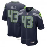 Maglia NFL Game Seattle Seahawks Levi Bell College Blu