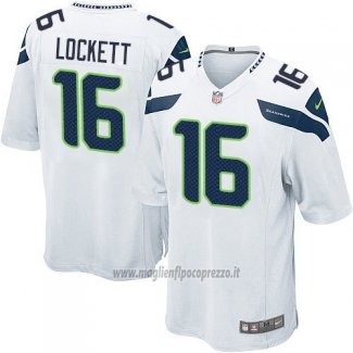 Maglia NFL Game Seattle Seahawks Lockett Bianco
