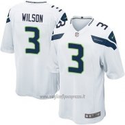 Maglia NFL Game Seattle Seahawks Wilson Bianco