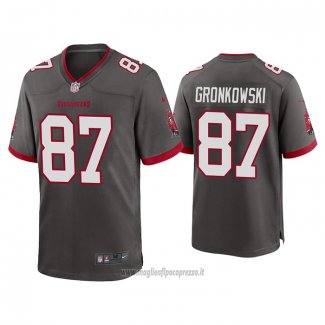 Maglia NFL Game Tampa Bay Buccaneers Rob Gronkowski Alternato Grigio