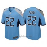 Maglia NFL Game Tennessee Titans Derrick Henry Light 2018 Blu