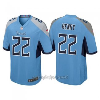 Maglia NFL Game Tennessee Titans Derrick Henry Light 2018 Blu