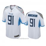 Maglia NFL Game Tennessee Titans Larrell Murchison Bianco