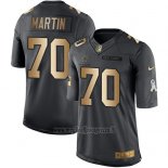 Maglia NFL Gold Anthracite Dallas Cowboys Martin Salute To Service 2016 Nero