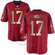 Maglia NFL Gold Game Houston Texans Osweiler Rosso