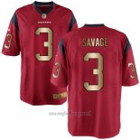 Maglia NFL Gold Game Houston Texans Savage Rosso