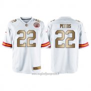 Maglia NFL Gold Game Kansas City Chiefs Peters Bianco