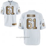 Maglia NFL Gold Game Las Vegas Raiders Hudson Bianco