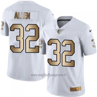 Maglia NFL Gold Legend Las Vegas Raiders Allen Bianco
