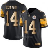 Maglia NFL Gold Legend Pittsburgh Steelers Coates Nero