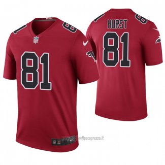 Maglia NFL Legend Atlanta Falcons Hayden Hurst Rosso Color Rush