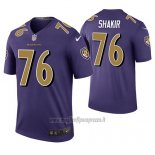 Maglia NFL Legend Baltimore Ravens Maurquice Shakir Viola Color Rush