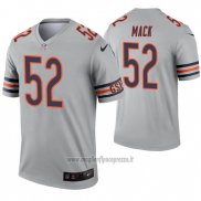 Maglia NFL Legend Chicago Bears 52 Khalil Mack Inverted Grigio