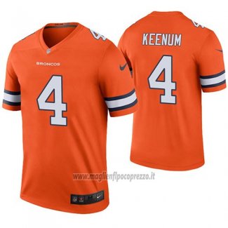 Maglia NFL Legend Denver Broncos Case Keenum Arancione Color Rush