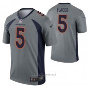 Maglia NFL Legend Denver Broncos Joe Flacco Inverted Grigio