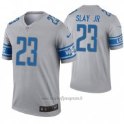 Maglia NFL Legend Detroit Lions 23 Darius Slay Inverted Grigio