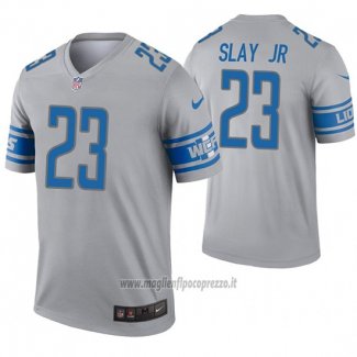 Maglia NFL Legend Detroit Lions 23 Darius Slay Inverted Grigio