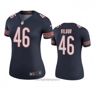Maglia NFL Legend Donna Chicago Bears Kindle Vildor Blu Color Rush