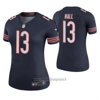 Maglia NFL Legend Donna Chicago Bears Marvin Hall Blu Color Rush