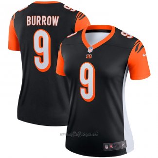 Maglia NFL Legend Donna Cincinnati Bengals Joe Burrow Nero