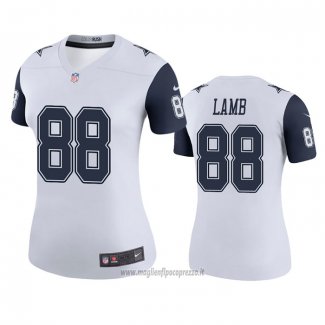 Maglia NFL Legend Donna Dallas Cowboys Ceedee Lamb Bianco