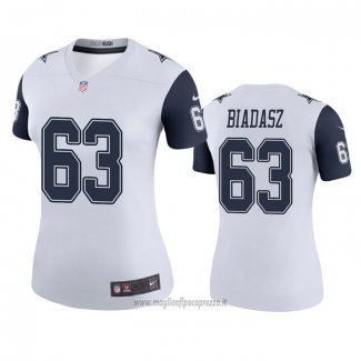 Maglia NFL Legend Donna Dallas Cowboys Tyler Biadasz Bianco