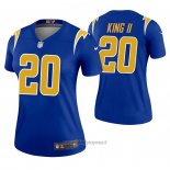 Maglia NFL Legend Donna Los Angeles Chargers 20 Desmond King 2nd Alternato Blu