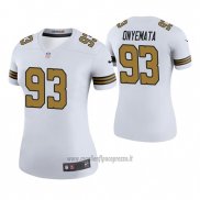 Maglia NFL Legend Donna New Orleans Saints David Onyemata Bianco Color Rush