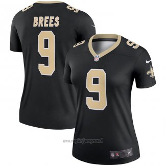 Maglia NFL Legend Donna New Orleans Saints Drew Brees Nero