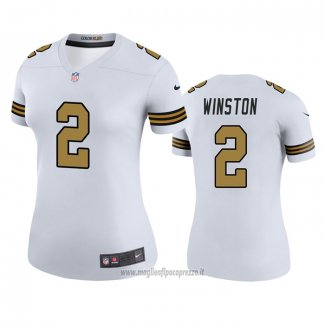 Maglia NFL Legend Donna New Orleans Saints Jameis Winston Bianco Color Rush