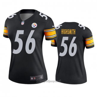 Maglia NFL Legend Donna Pittsburgh Steelers Alex Highsmith Nero