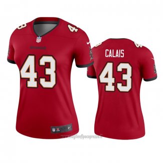 Maglia NFL Legend Donna Tampa Bay Buccaneers Raymond Calais Rosso