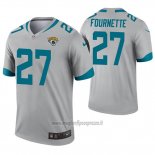 Maglia NFL Legend Jacksonville Jaguars 27 Leonard Fournette Inverted Grigio