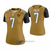 Maglia NFL Legend Jacksonville Jaguars Nick Foles Donna Or Color Rush