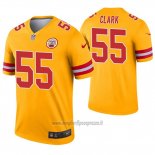 Maglia NFL Legend Kansas City Chiefs 55 Frank Clark Inverted Or