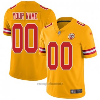 Maglia NFL Legend Kansas City Chiefs Personalizzate Giallo