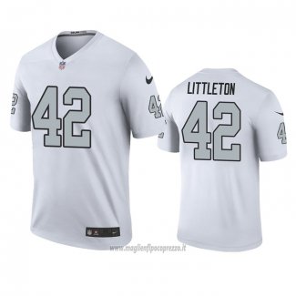 Maglia NFL Legend Las Vegas Raiders Cory Littleton Bianco Color Rush