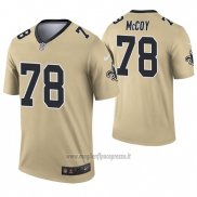 Maglia NFL Legend New Orleans Saints 78 Erik Mccoy Inverted Or