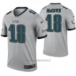 Maglia NFL Legend Philadelphia Eagles 18 Josh Mccown Inverted Grigio
