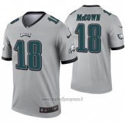 Maglia NFL Legend Philadelphia Eagles 18 Josh Mccown Inverted Grigio