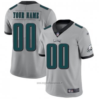 Maglia NFL Legend Philadelphia Eagles Personalizzate Grigio