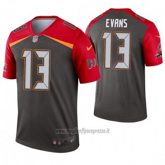 Maglia NFL Legend Tampa Bay Buccaneers 13 Mike Evans Inverted Grigio